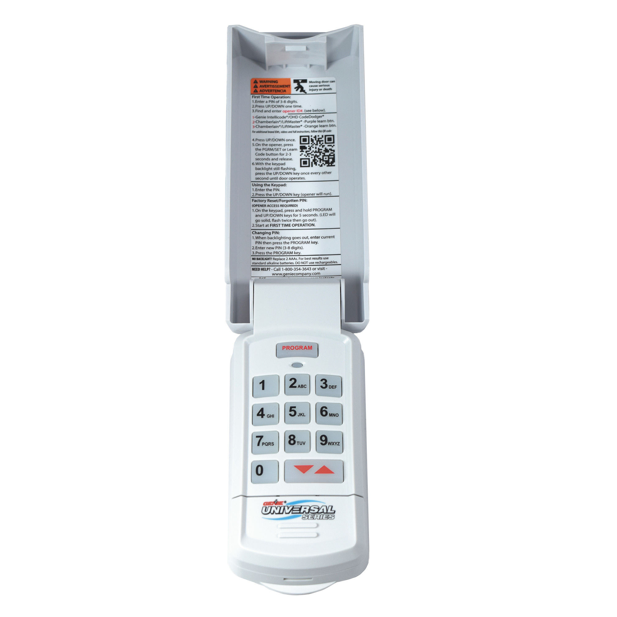 Genie Universal Wireless Keypad, Model# GUK-R